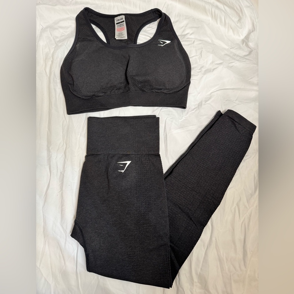 Gymshark vital seamless set black (M/L)